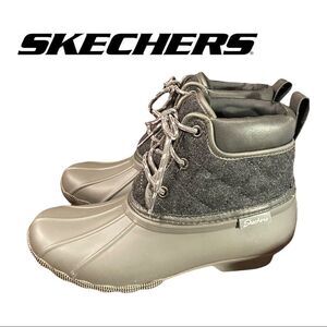 NEW Skechers Women's Pond Lil Puddles Duck Boots 5